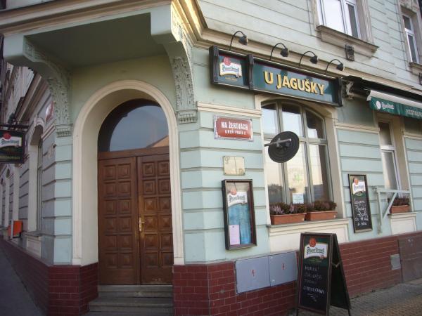 Restaurace U Jagušky - vchod